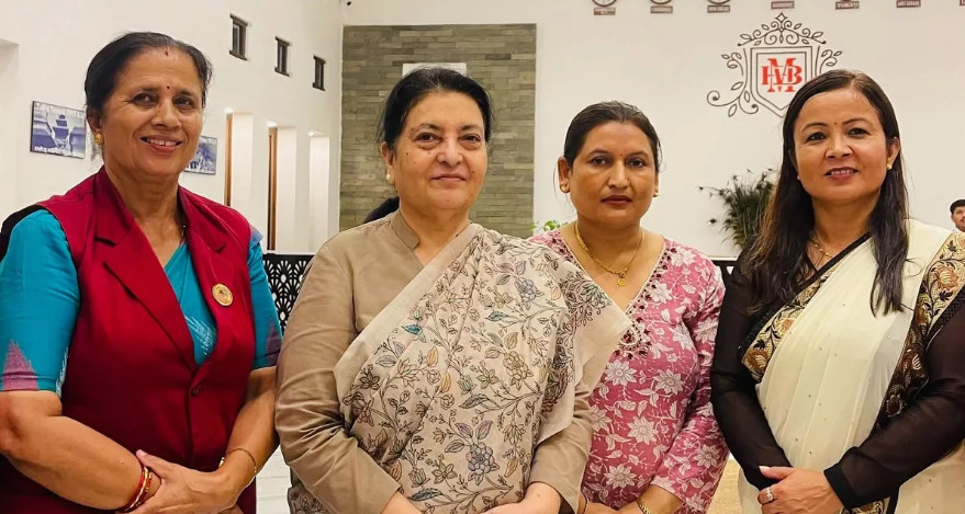 पूर्वराष्ट्रपति भण्डारी रुपन्देहीमा, आज अन्तर्राष्ट्रिय भलिबल प्रतियोगिता उद्घाटन गर्ने
